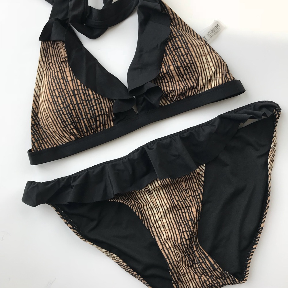 TART SWIM ruffled bikini